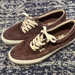 Vans Men's Dark Brown Suede Sneakers